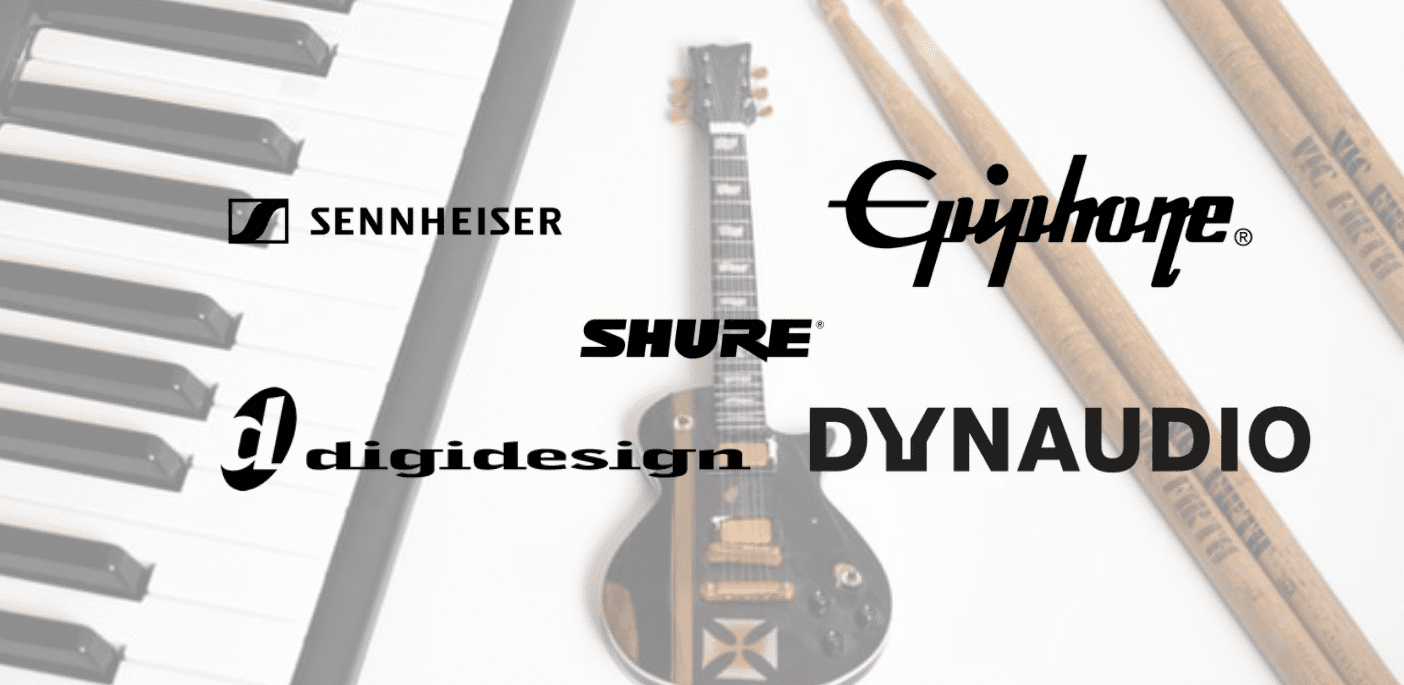 Historic slogans and brands of music instrument brands neuroflash