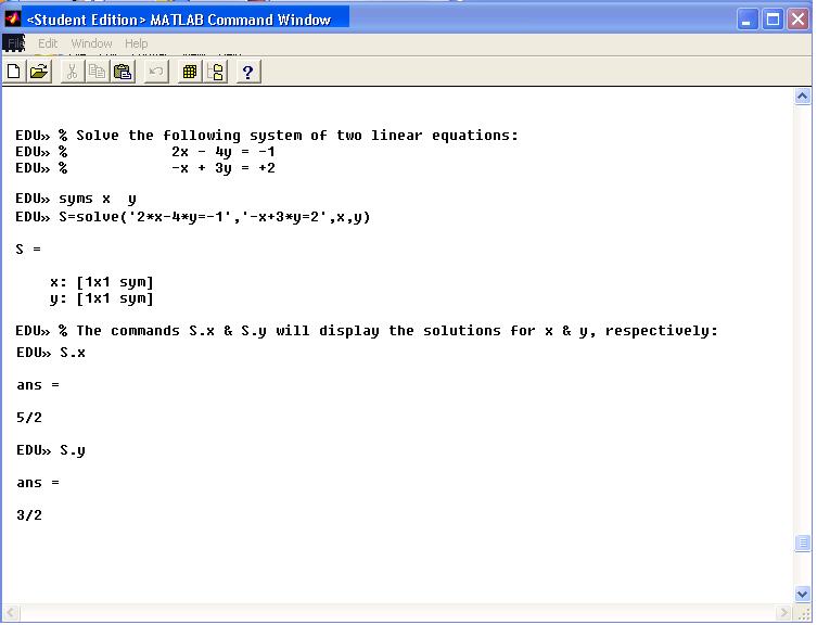 How To Solve A Equation In Matlab - Tessshebaylo