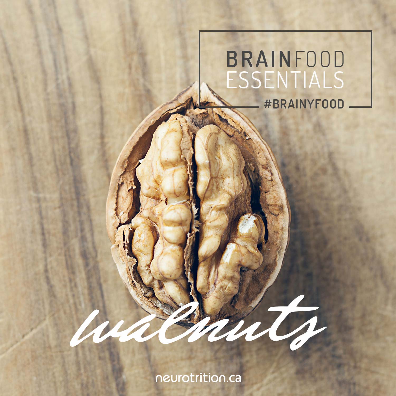 Brain Food Essentials WALNUTS NeuroTrition