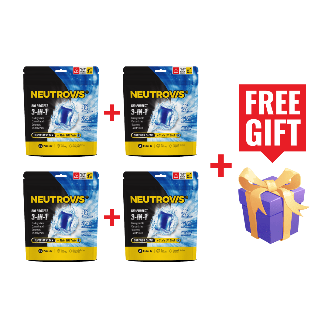 NEUTROVIS Bio Protect 3IN1 Laundry Pods Superior Clean with Stain