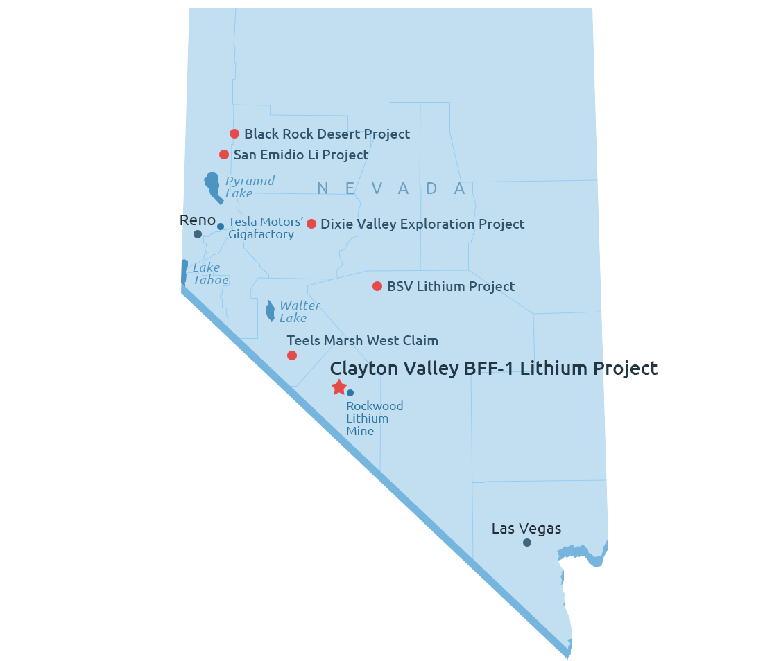 Clayton Valley BFF1 Nevada Energy Metals