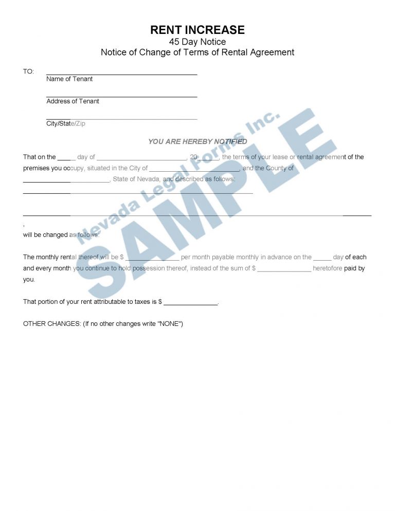 NOTICE OF BELIEF OF ABANDONMENT Nevada Legal Forms & Services