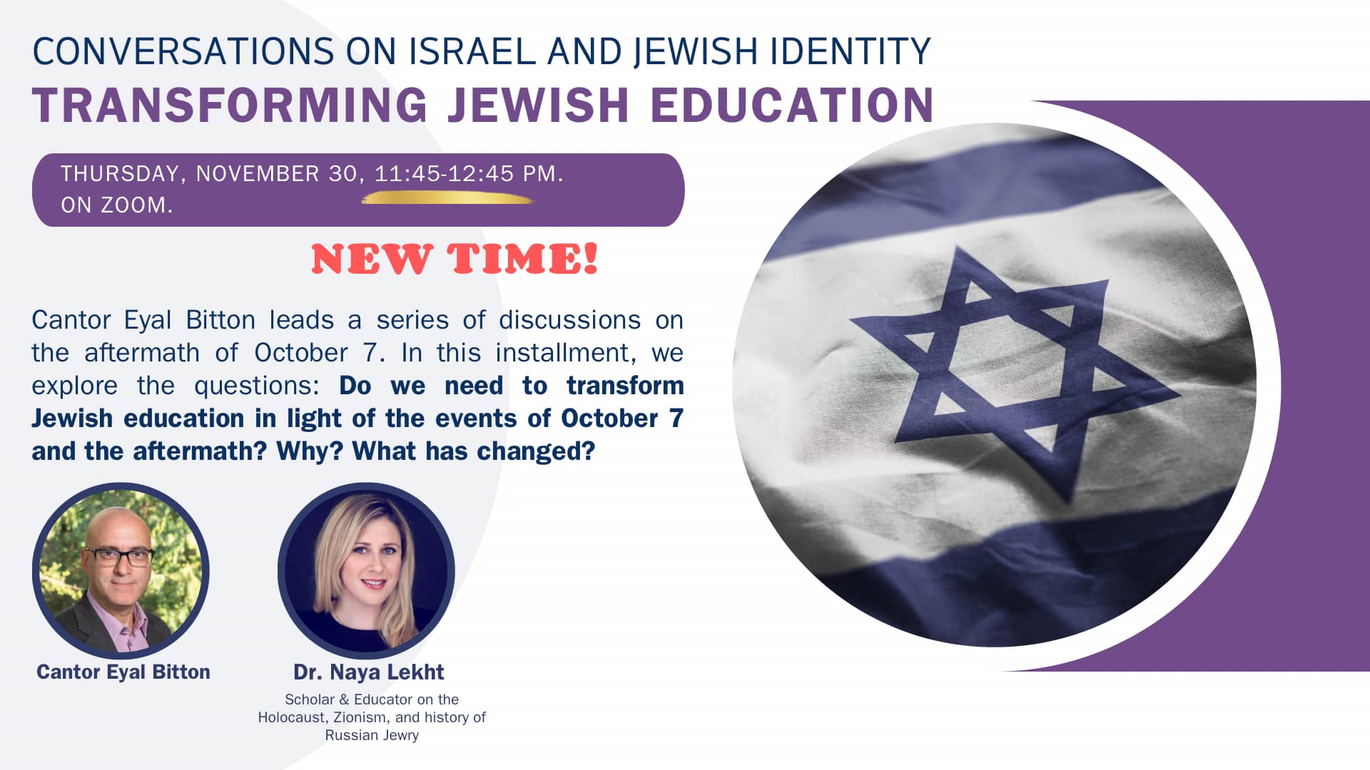 Conversations on Israel and Jewish Identity Transforming Jewish