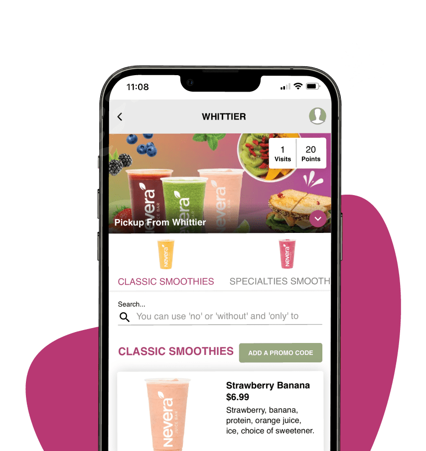Nevera Juice Bar App Nevera Juice Bar