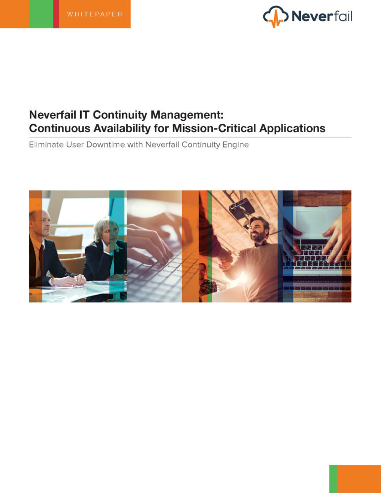 White Paper Continuous Availability for MissionCritical Applications
