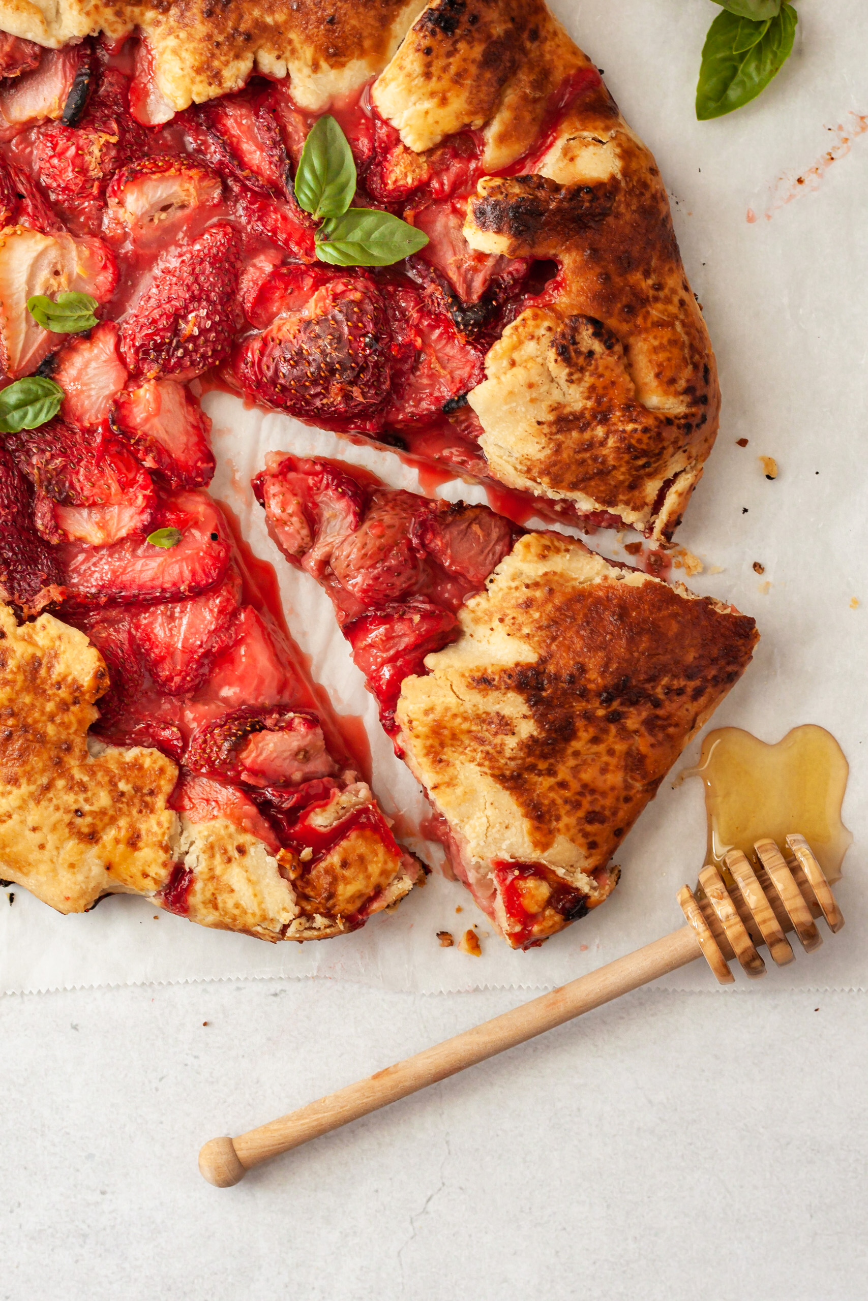 Strawberry Honey Ginger Galette Never. Not. Eating.