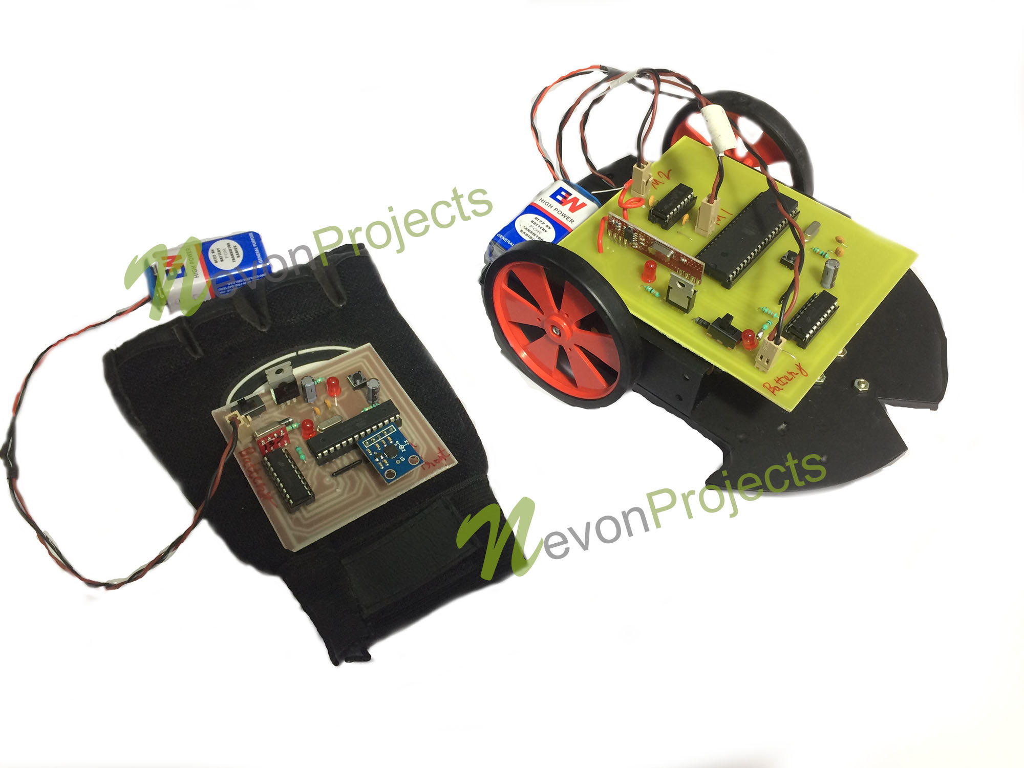 Hand Motion Controlled Robotic Vehicle