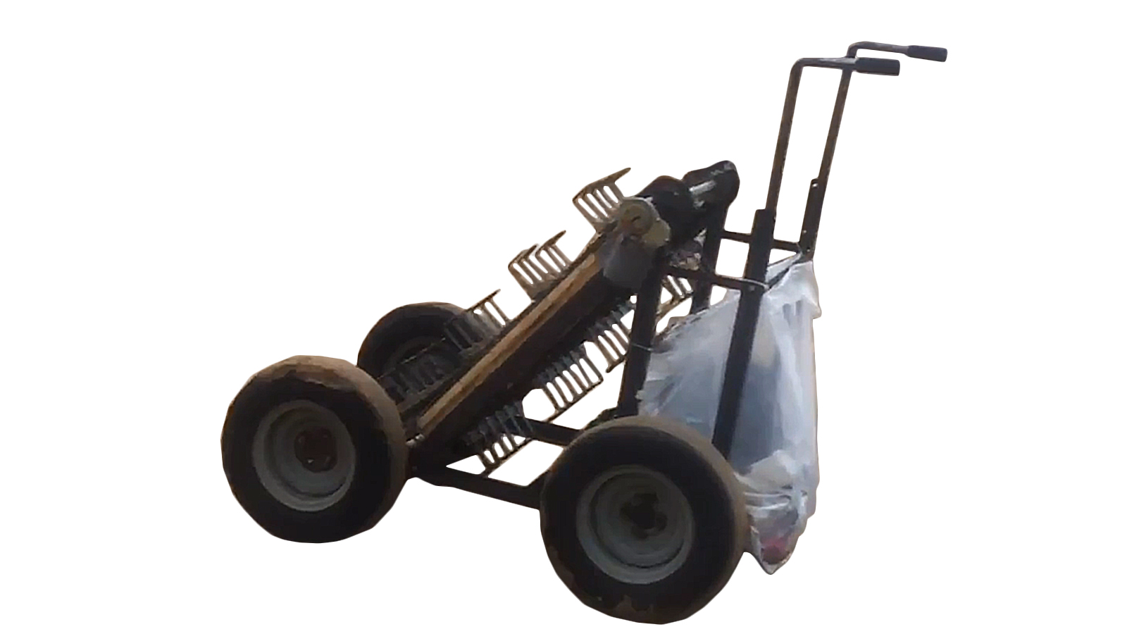RF Controlled Beach Cleaner Robotic Vehicle