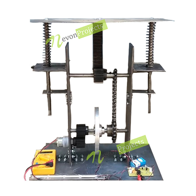 Foot Step Power Generation using 555 Timer IC DIY Mechanical Project