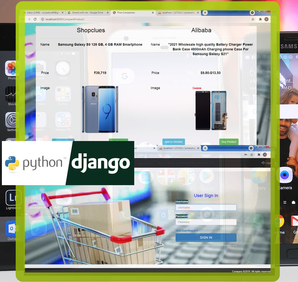 Price Comparison site for Online Shopping Project