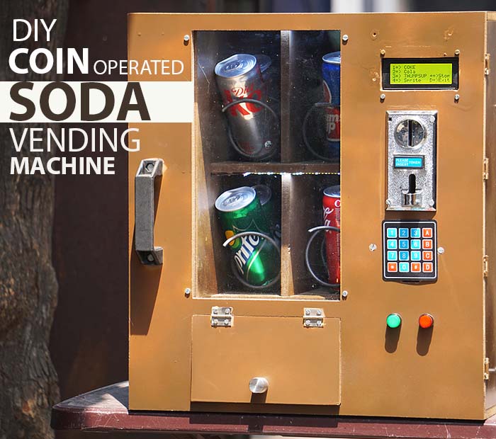 4 Slot Coin Operated Cola Vending Machine Nevon Projects