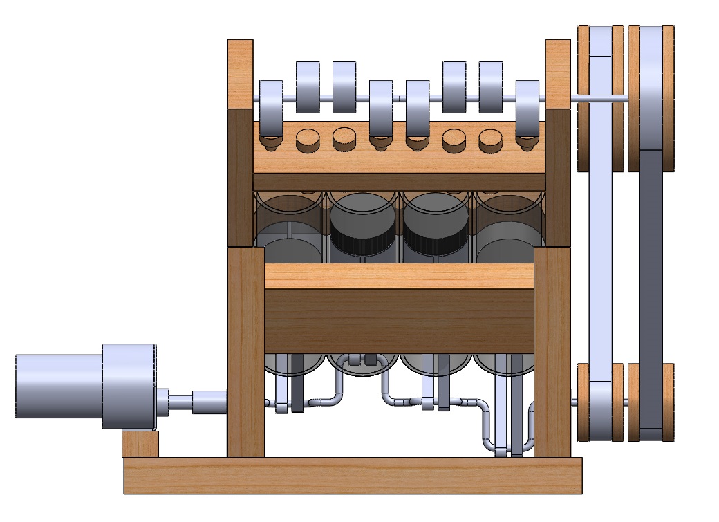 Design & Fabrication of V8 Engine | Nevon Projects
