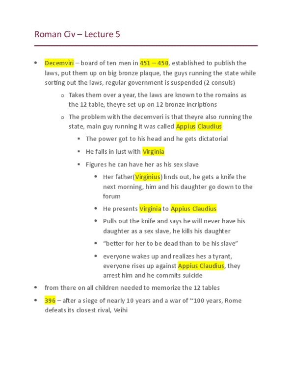 Class Notes for CLA 1102 at University of Ottawa (UOTTAWA)