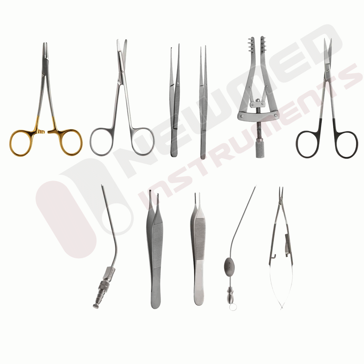 Basic Plastic Surgery Instruments Set New Med Instruments