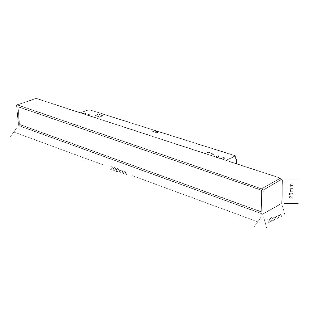 LUMINARIA LINEAL MAGNÉTICA ONBOARD 20W 4000K Ledex