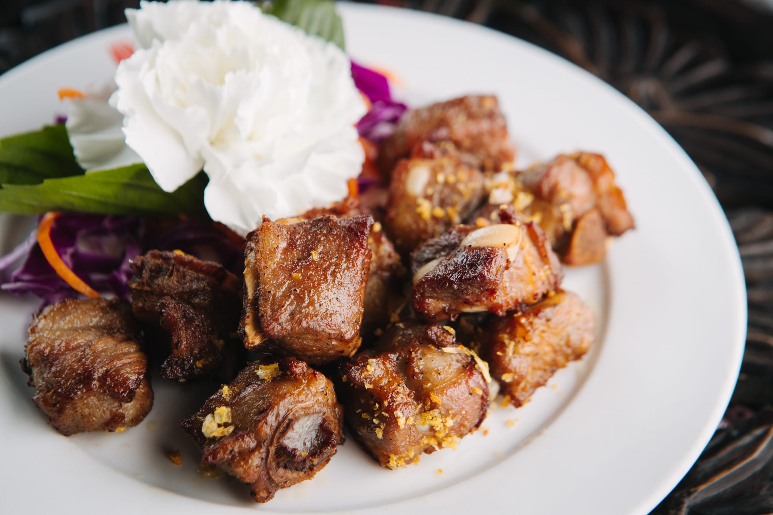 Crispy Garlic Pork Ribs Zenna Restaurant