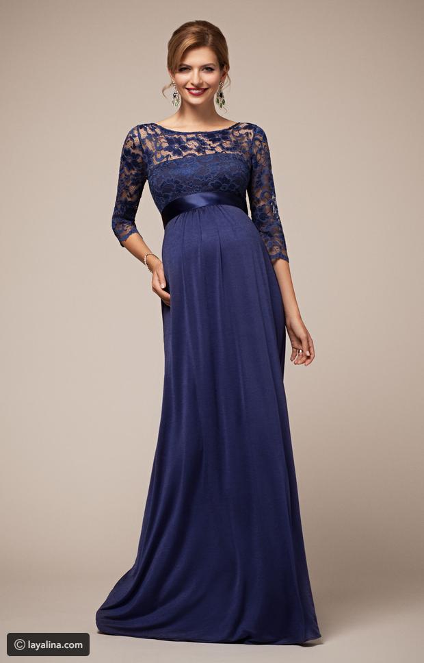 فستان سهرة للحوامل , افكار لازياء السهرة للمراة الحامل صبايا كيوت