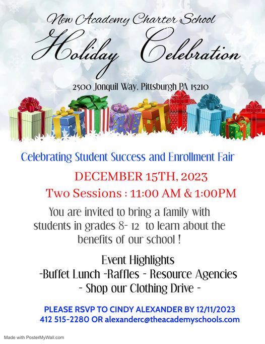 COME CELEBRATE STUDENT SUCCESS & LEARN WHAT WE ARE ALL ABOUT. – The