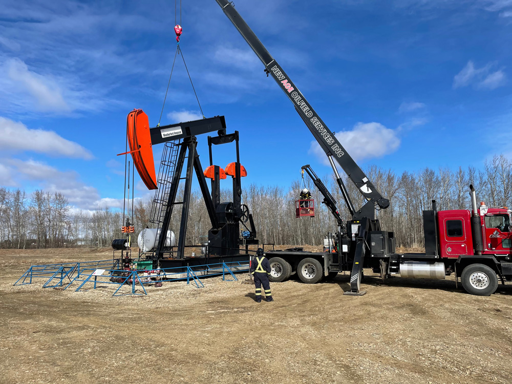 Pumpjack Maintenance And Installation Services New Age Oil