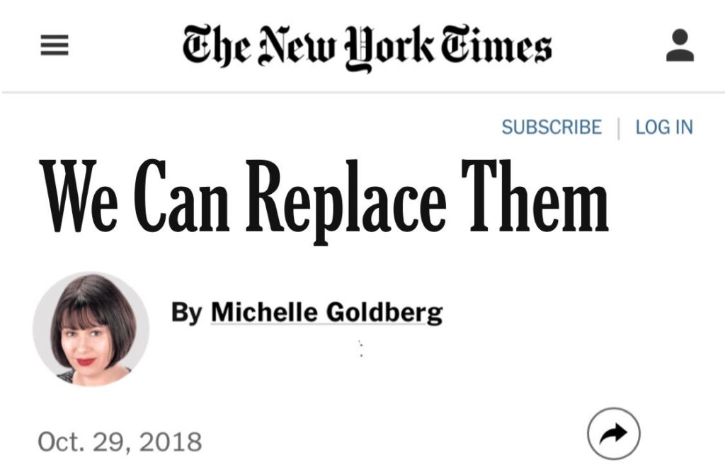 NYT “(((We))) can replace them.” The Project for a New American