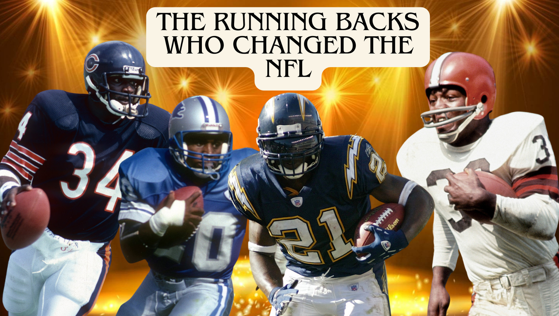 NFL Running Backs Who Changed The Game Forever New Arena