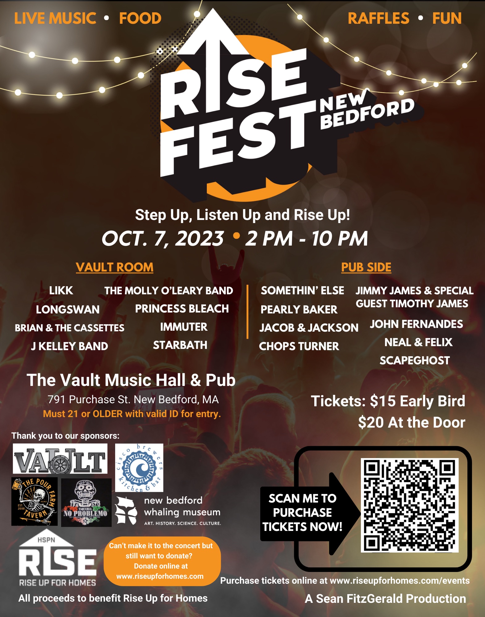 Rise Fest 2025 Sheldon Iowa NB RiseFest at The Vault The New Bedford Light