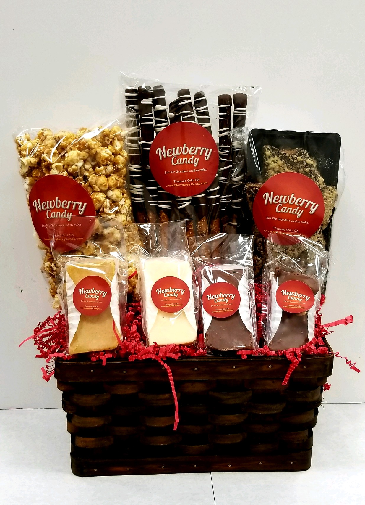 Gift Baskets and dipped berries Newberry Candy