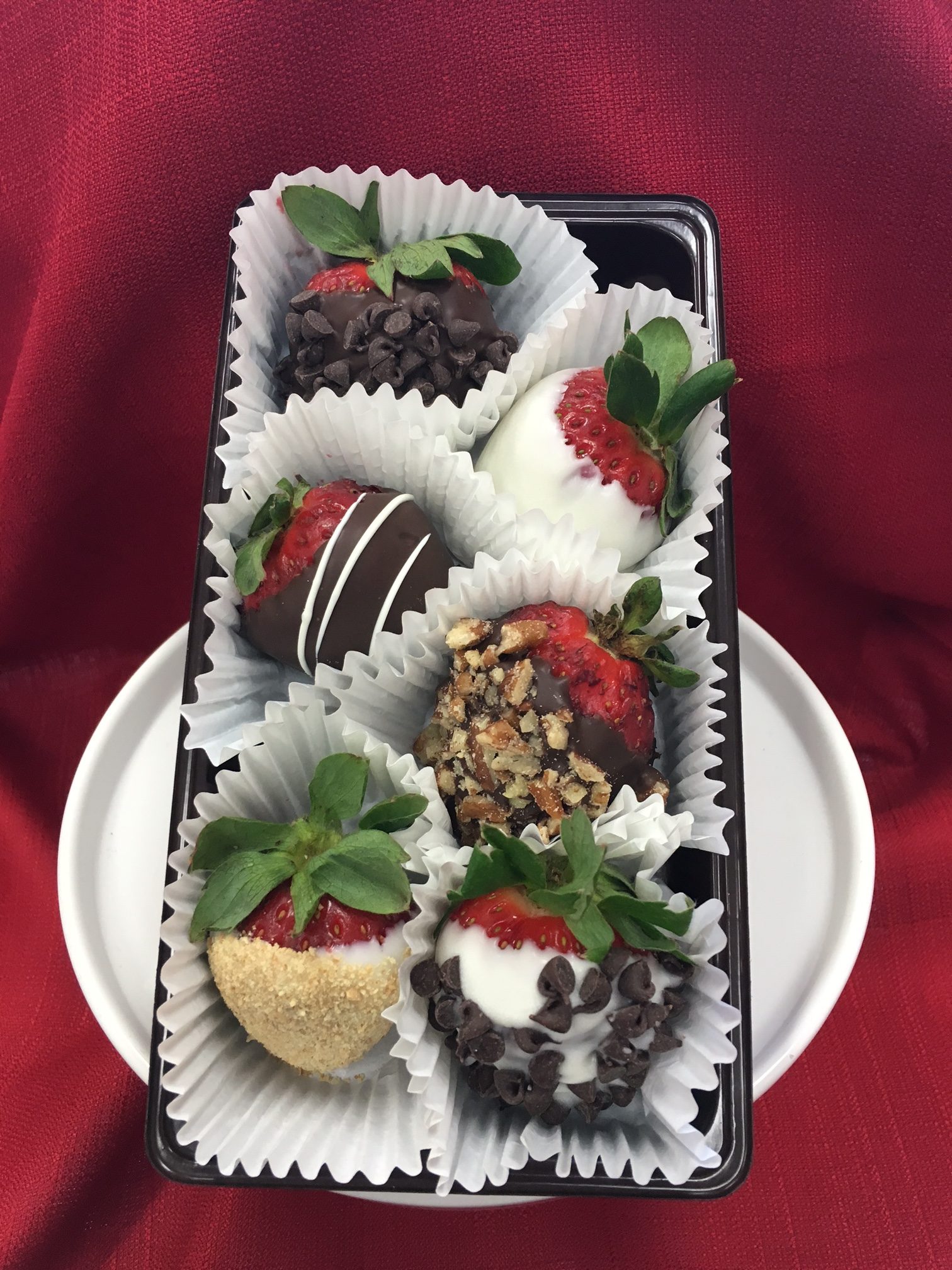 Assorted gourmet chocolate dipped strawberries Newberry Candy
