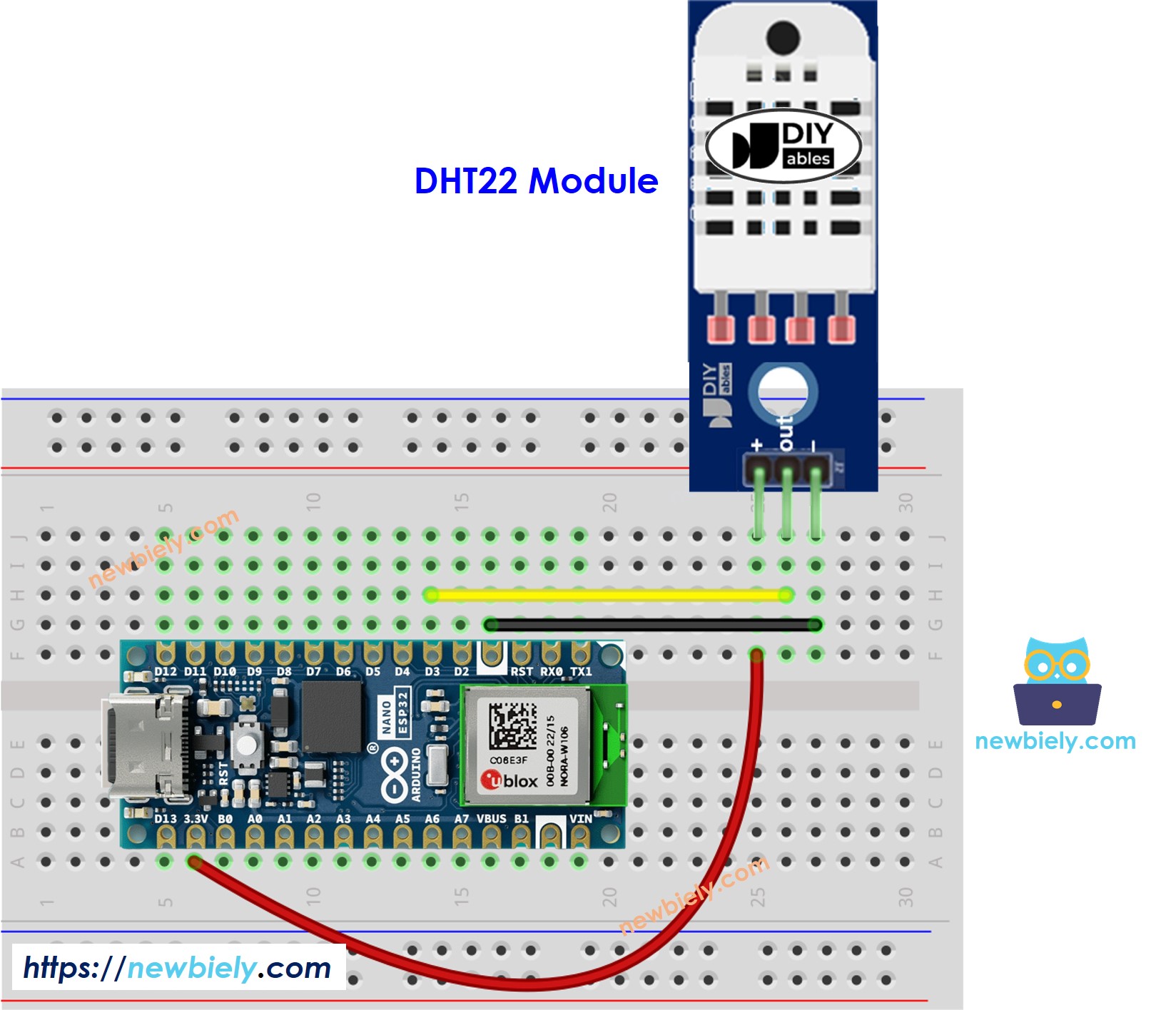 Arduino Nano ESP32 Temperature Humidity Sensor Arduino Nano ESP32