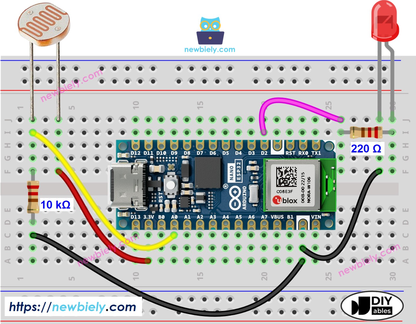 Arduino Nano ESP32 Light Sensor Arduino Nano ESP32 Tutorial