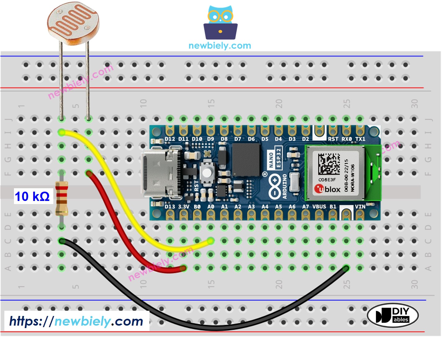 Arduino Nano ESP32 Light Sensor Arduino Nano ESP32 Tutorial