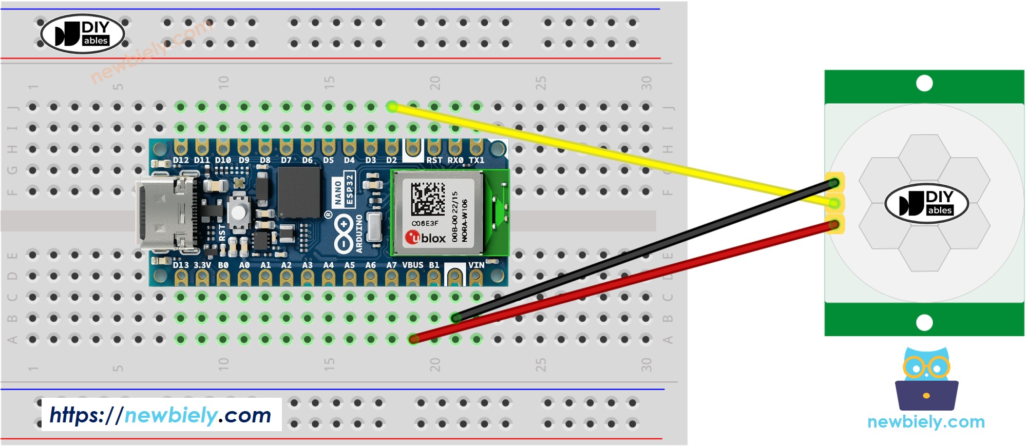 Arduino Nano ESP32 Motion Sensor Arduino Nano ESP32 Tutorial