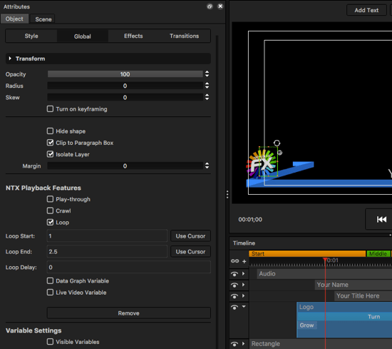 Loop videos and animations in a design – Help Center