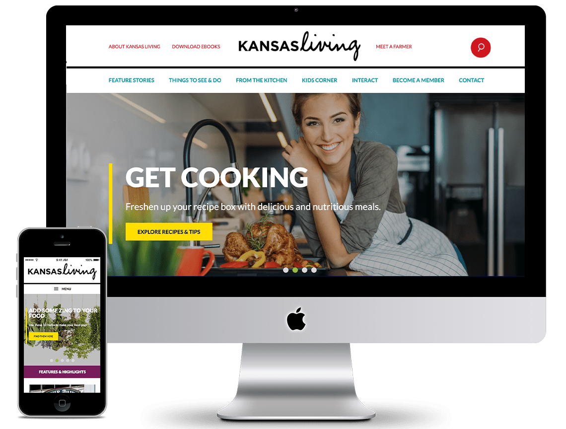 Kansas Farm Bureau Manhattan, KS site Design, Digital Marketing