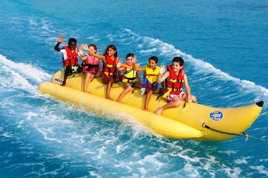 Snorkeling Day Trips to Lembongan, Banana Boat and Village Tour Newbro Surfing