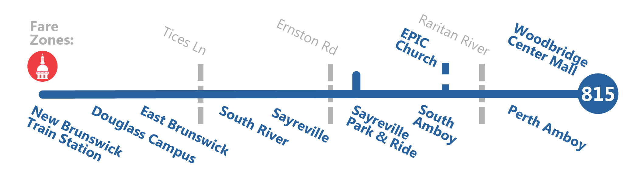 815 NJ Transit New Brunswick Buses