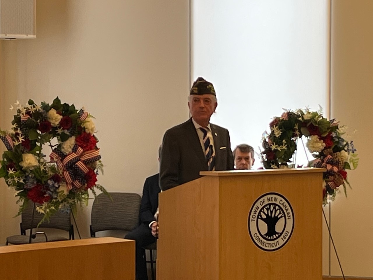 New Canaan Marks Veterans Day with VFWLed Ceremony at Town Hall