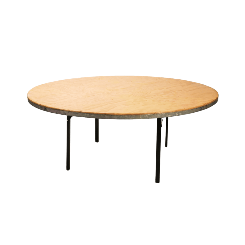 Round Timber Table Newcastle Event Hire