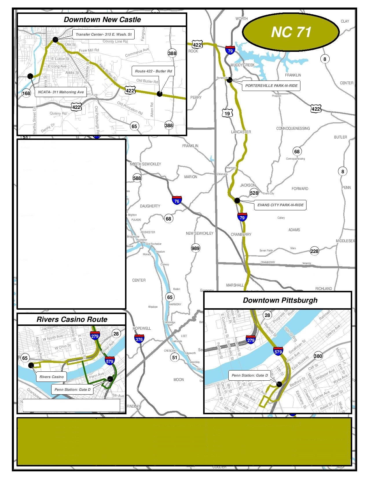 Pittsburgh Bus Schedule Examples and Forms