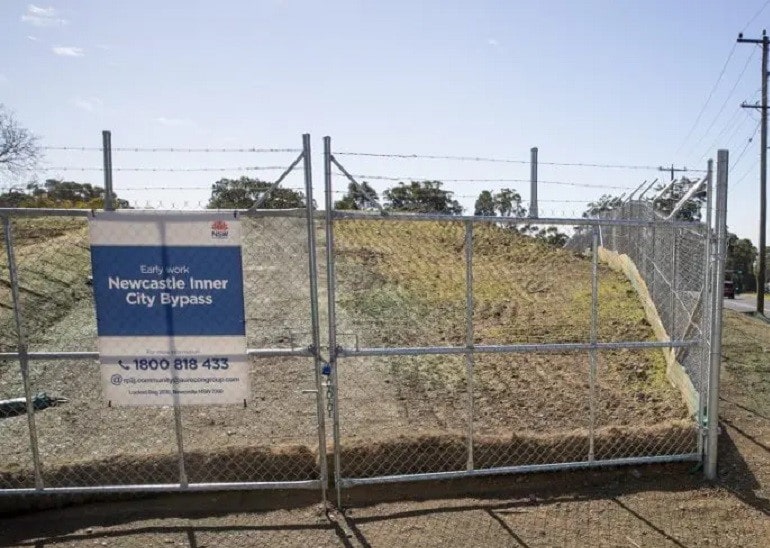 Changed traffic conditions on Lookout Road at New Lambton Heights