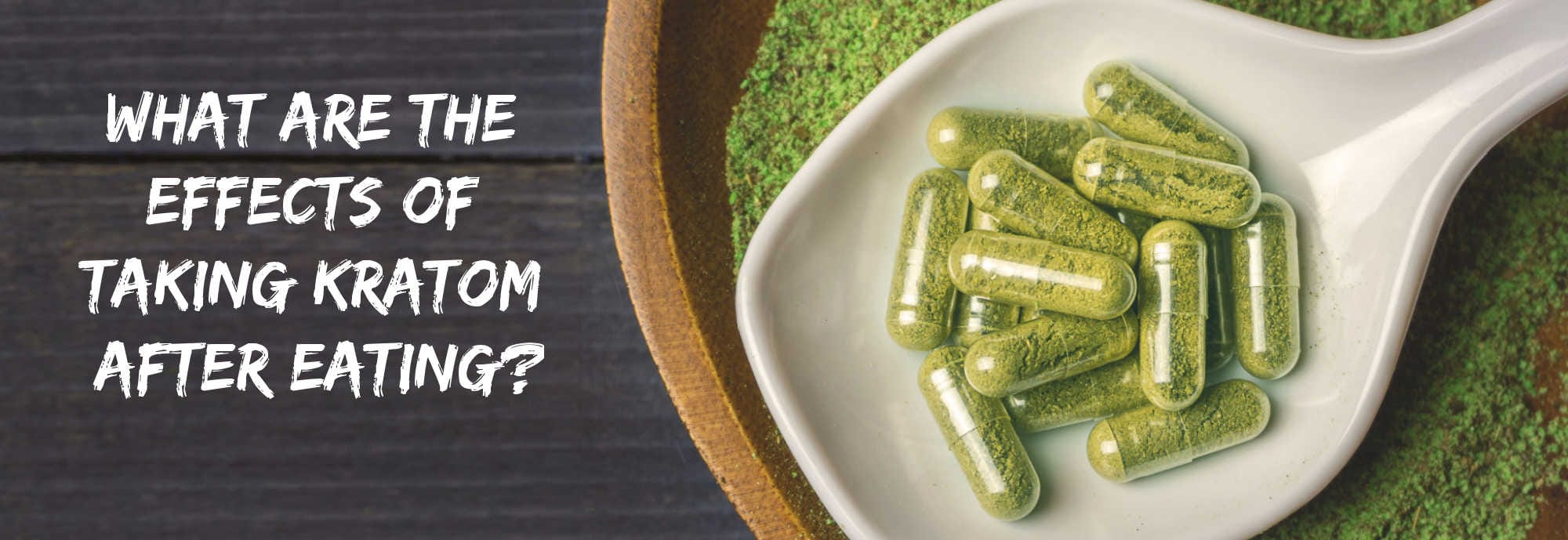 Can You Eat After Taking Kratom? SLO Kratom