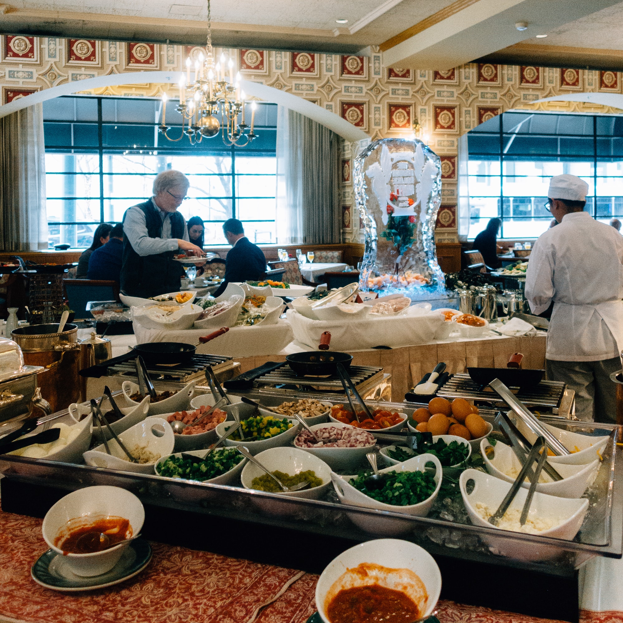 Sunday Champagne Brunch at the Brown Palace Hotel New Denizen