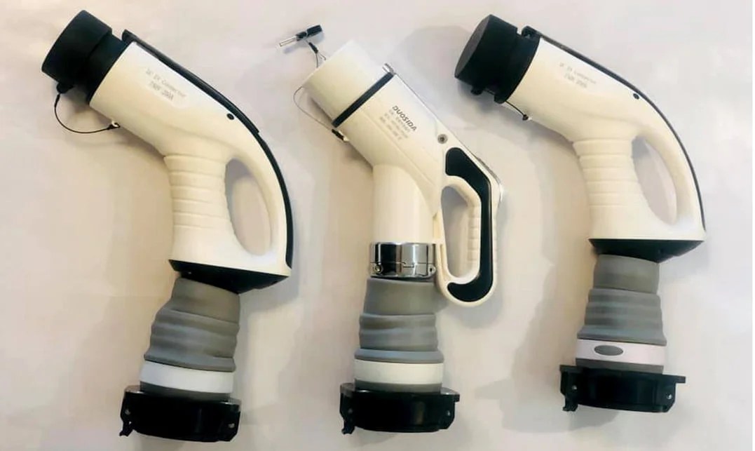 Adapter Chademo GBT for charging electric cars produced in China