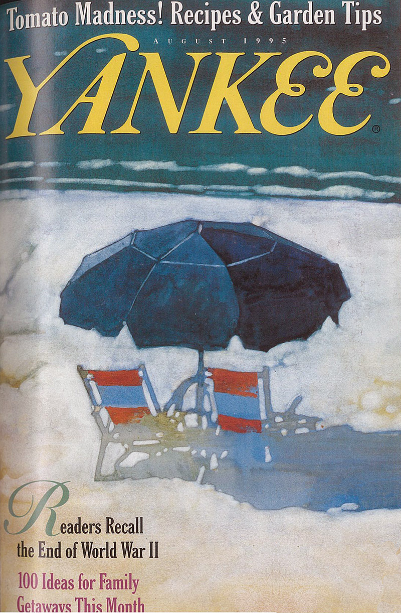 Yankee Magazine Cover August 1995 New England Today