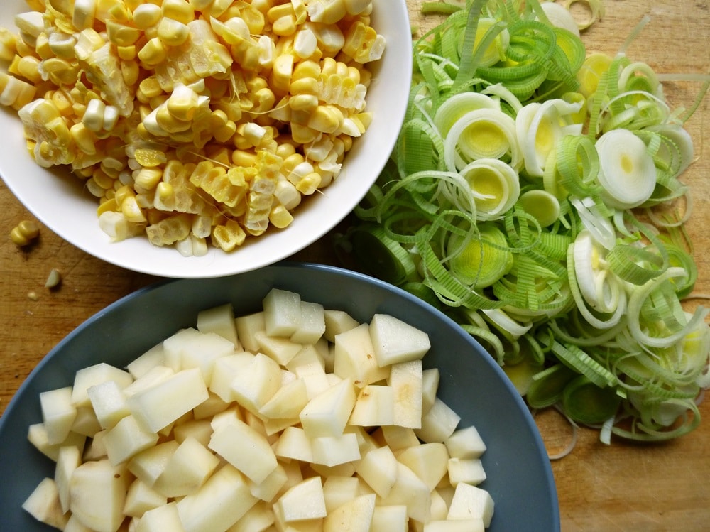 Cod and Corn Chowder StepbyStep New England Today