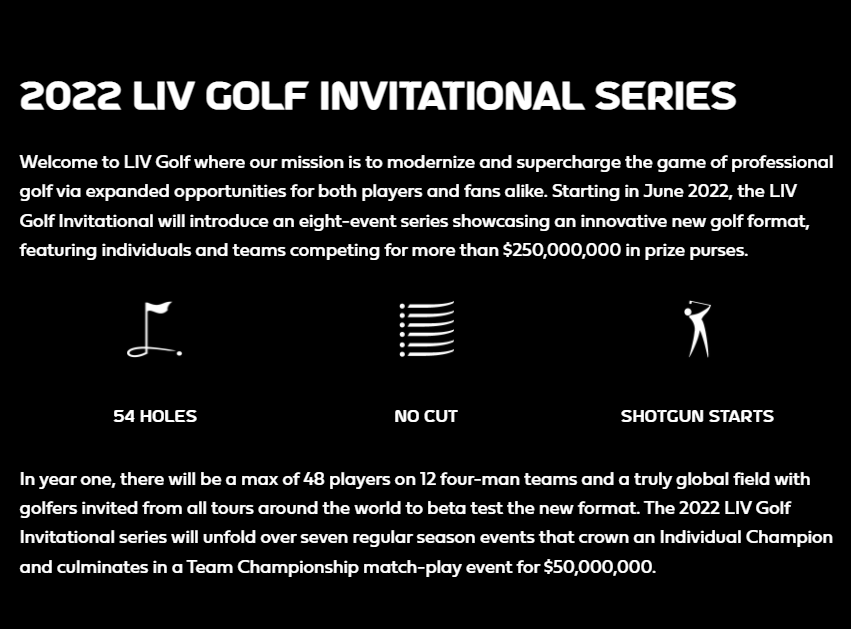 International Golf Club to host LIV World Golf Invitational Sept 24