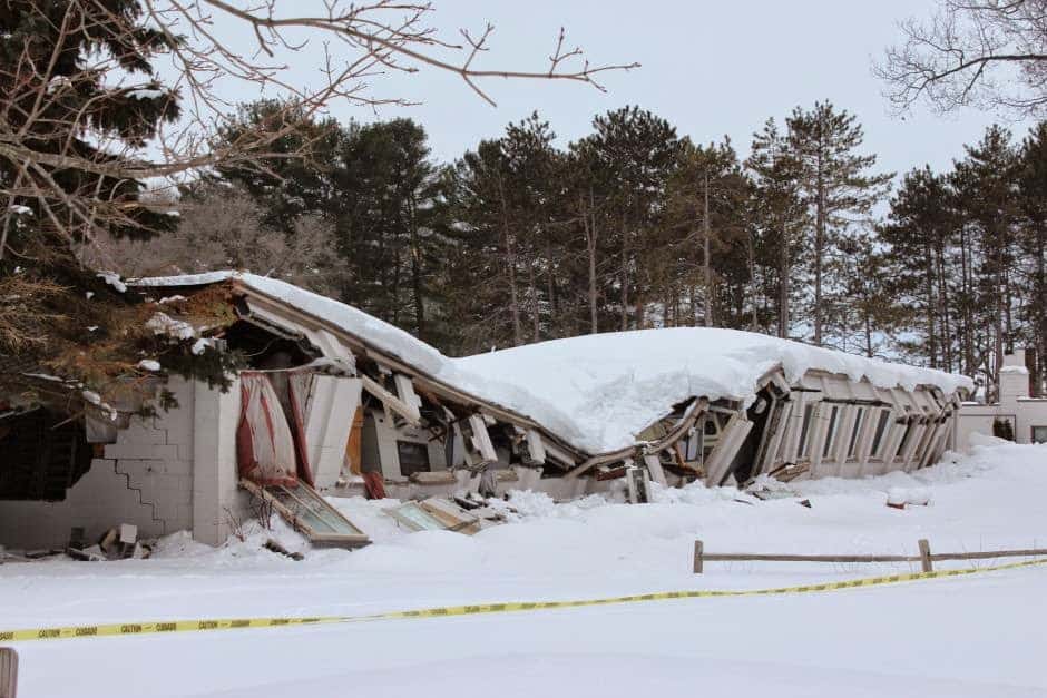 Emergency Security Service for Roof Collapse. New England Security