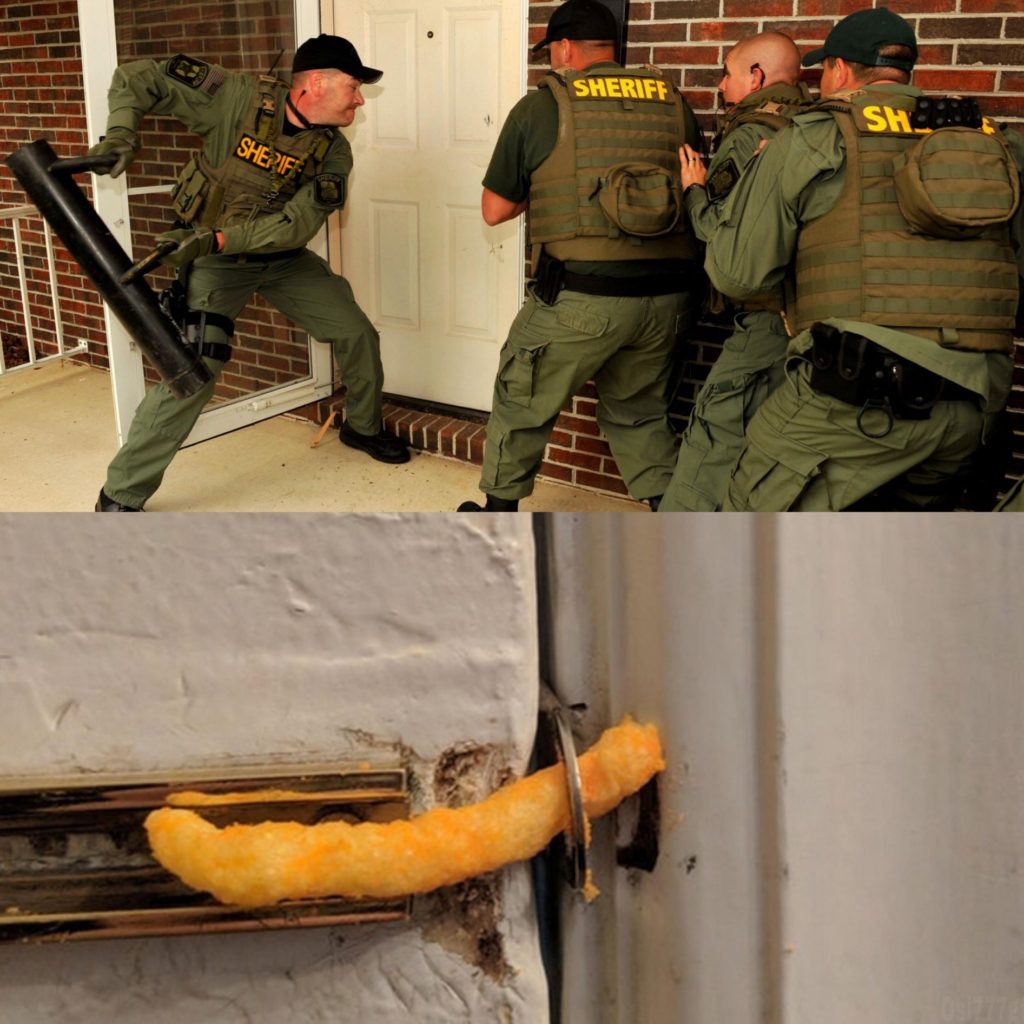 Meme Generator Battering Ram Cheeto Door Lock Template (blank