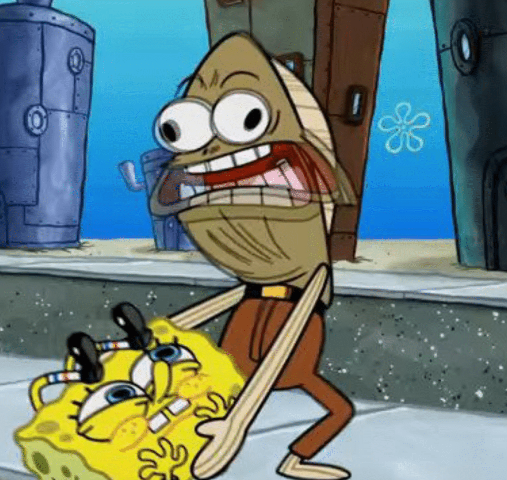 Meme Generator Fish crushing spongebob Newfa Stuff