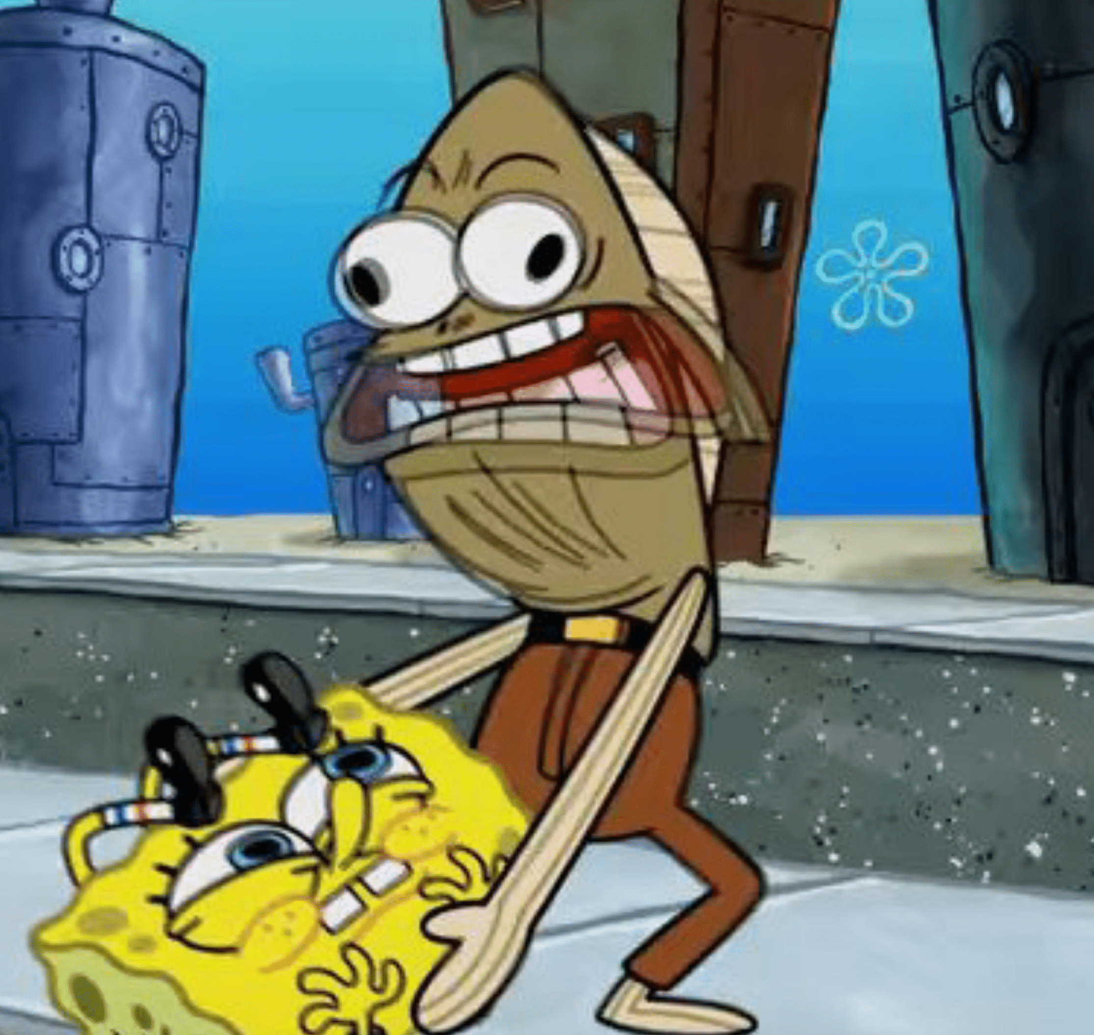 Meme Generator Lifeguard fish holding man Newfa Stuff